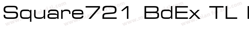 Square721 BdEx TL Bo字体转换